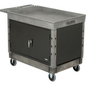 GoVets™ Utility Cart w/2 Tray Shelves & 5