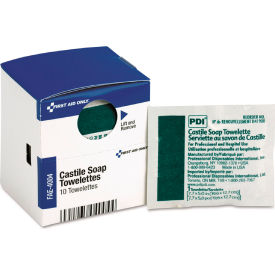 First Aid Only™ SmartCompliance™ Castile Soap Towelette 7-11/16