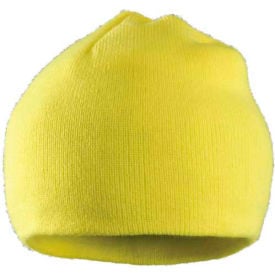 OccuNomix 100 Acrylic Beanie with Thinsulate Insulation Yellow 12 Pack 1091-HVY - Pkg Qty 12 1091-HVY