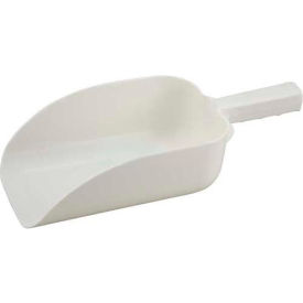 Winco PS-64 Utility Scoop 64 oz White Polycarbonate - Pkg Qty 12 PS-64