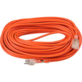 GoVets™ 100 Ft. Outdoor Extension Cord w/ Lighted Plug 16/3 Ga 10A Orange 795500