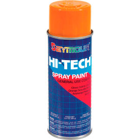 Hi-Tech Enamel 16 Oz. Safety Orange 6 Cans/Case - 16-120 16-120