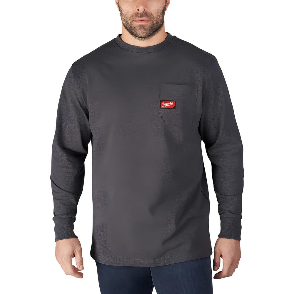 Shirts, Garment Style: Long Sleeve , Garment Type: Heavy-Duty, Breathable, UV Protection, Abrasion Resistant, Tear Resistant , Size: Medium , Material: Cotton MPN:602G-M