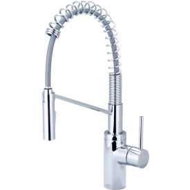 Pioneer Motegi 2MT275 Single Lever Pre-Rinse Spring Pull-Down Kitchen Faucet Polished Chrome 2MT275