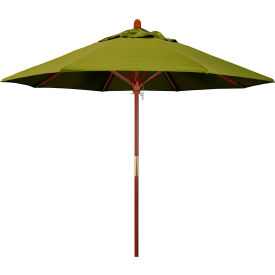 California Umbrella 9' Patio Umbrella - Olefin Kiwi - Hardwood Pole - Grove Series MARE908-F55