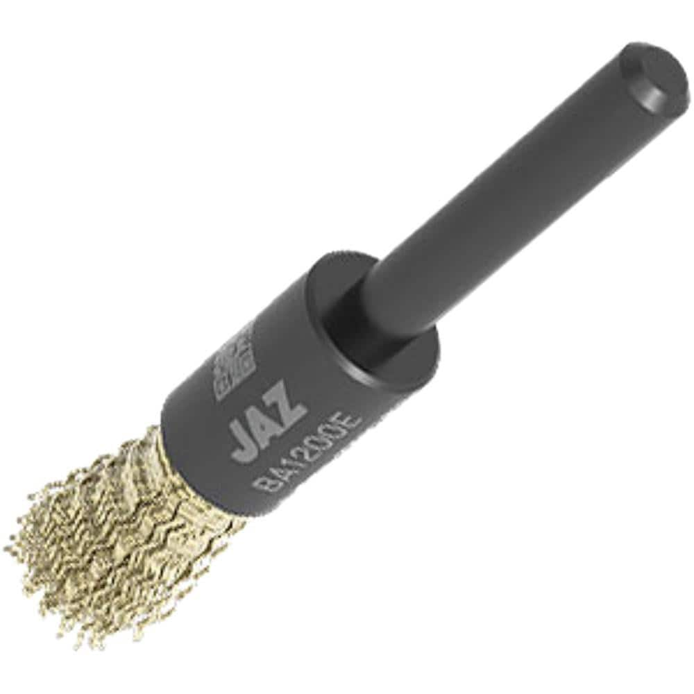 End Brushes, Brush Diameter (Decimal Inch): 1/2 , Filament/Wire Diameter (Decimal Inch): 0.0140 , Fill Material: Brass-Coated Steel , Wire Type: Crimped  MPN:13170