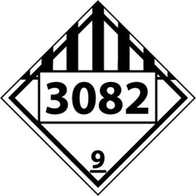 DOT Placard - 3082 9 DL149BR