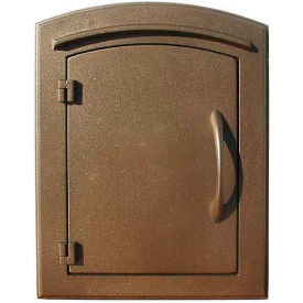 Manchester Locking Security Option with Plain Door Manchester Faceplate in Bronze MAN-S-1400-BZ