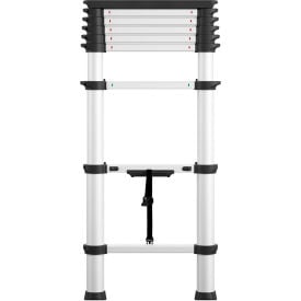 COSCO® SmartClose 12' Type IA Telescopic Aluminum Step Ladder 8 Step 300 lb. Capacity 20809T1ASE