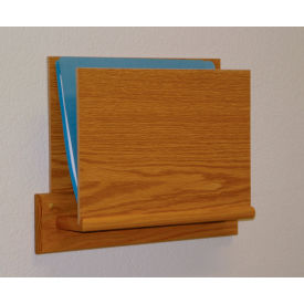 HIPAA Compliant Small Oak Open Ended Chart Holder - Light Oak OCHS15-1LO