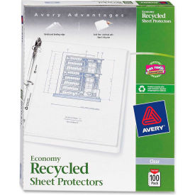 Avery® Recycled Economy Weight Sheet Protector 8-1/2