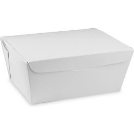 Pactiv Evergreen EarthChoice OneBox Paper Boxes 66 oz. Capacity White 160/Carton NOB03W