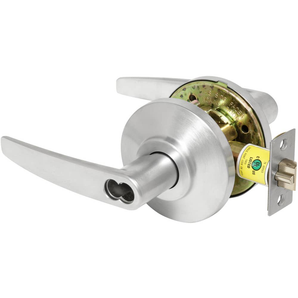 Lever Locksets, Lockset Type: Entrance , Key Type: Keyed Different , Back Set: 2-3/4 (Inch), Cylinder Type: Less Core , Material: Metal  MPN:7KC37AB16DS3626