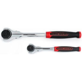 Gearwrench® 2 Piece 72 Tooth Dual Material Roto Ratchet Set With 1/4