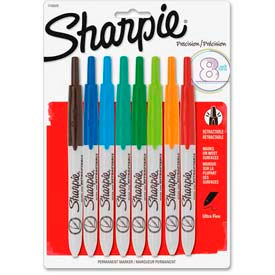 Sharpie® Retractable Permanent Marker Ultra Fine Assorted Ink 8/Set 1742025