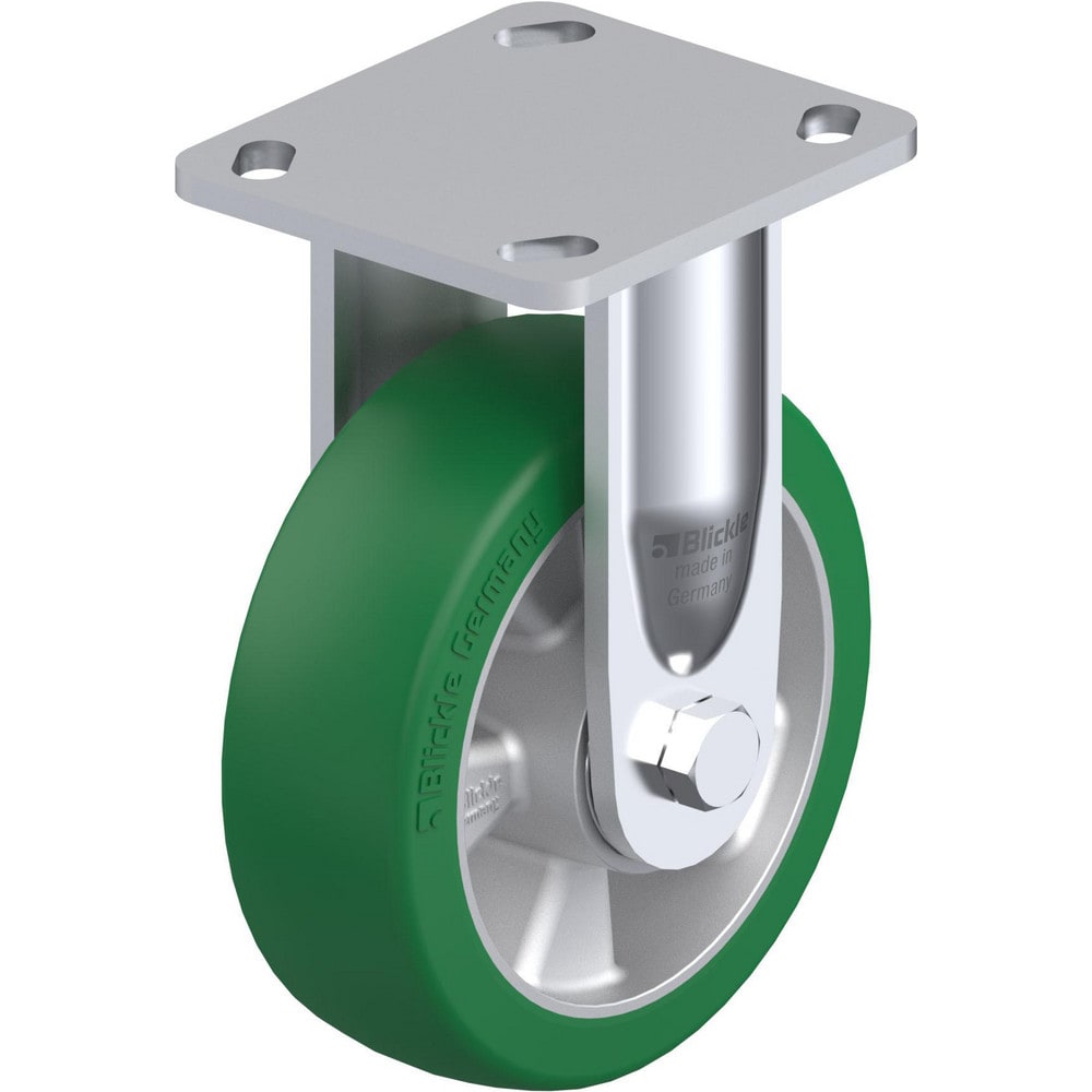 Top Plate Casters, Mount Type: Plate , Number of Wheels: 1.000 , Wheel Diameter (Inch): 5 , Wheel Material: Rubber , Wheel Width (Inch): 1-9/16  MPN:910053