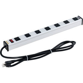 GoVets™ Surge Protected Power Strip 7 Outlets 15A 450 Joules 6' Cord 416812