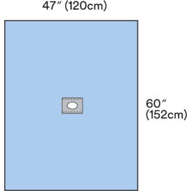 3M™ Steri-Drape Adhesive Aperture Drape 59