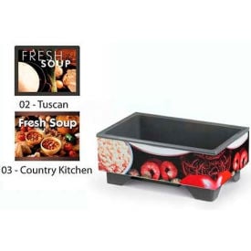 Vollrath® 72020003 Full-Size Soup Merchandiser Base W/ Country Graphic 120 Volt 720200003