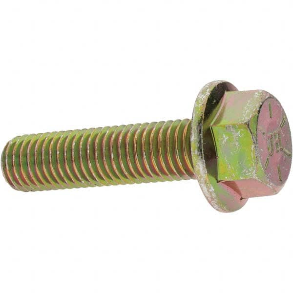 Smooth Flange Bolt: 5/8-11 UNC, 2-1/2