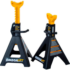 Omega Dual Locking Jack Stands 12 Ton (Pair) - 32128 - Pkg Qty 2 32128