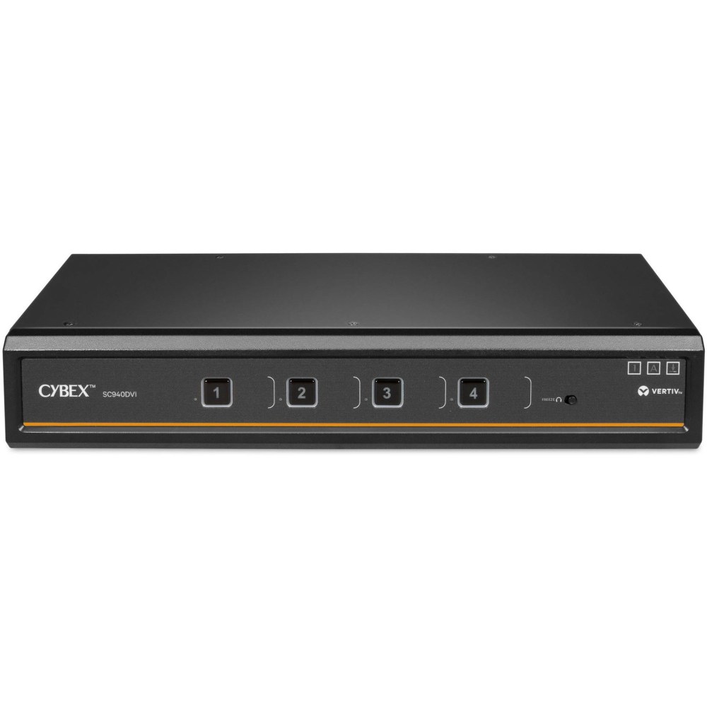 Avocent Vertiv Cybex SC900 Secure KVM /// Dual Head /// 4 Port Universal and DVI-D /// NIAP version 4.0 Certified MPN:SC940DVI-400