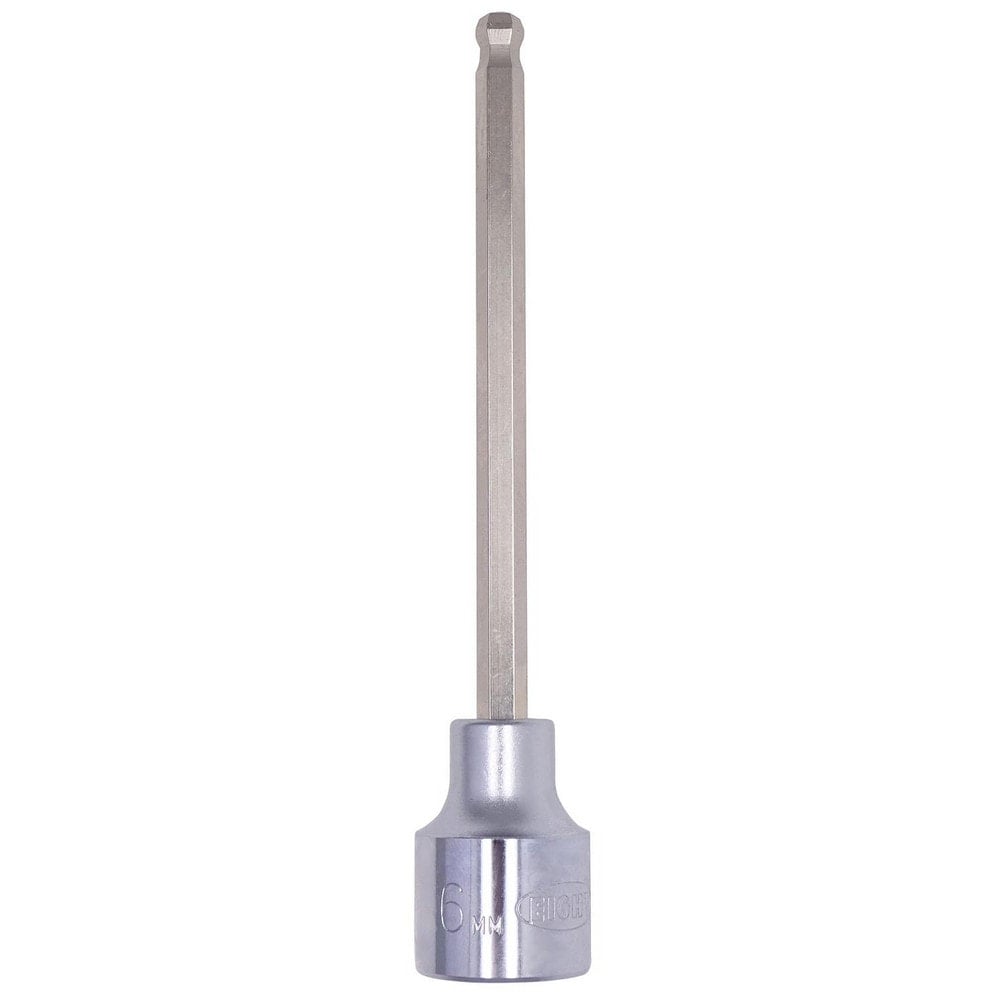 Hand Hex & Torx Bit Sockets, Socket Type: Ball End Socket , Hex Size (mm): 6.000 , Bit Length: 97mm , Insulated: No , Overall Length (Inch): 5-1/8  MPN:21TB-6