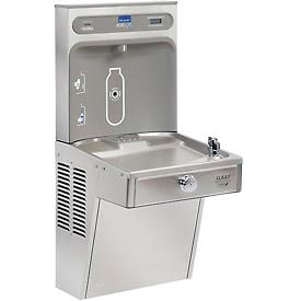 Elkay EZH20 LVRCGRN8WSK VR Bottle Filling Station & Bubbler Filtered SS LVRCGRN8WSKN