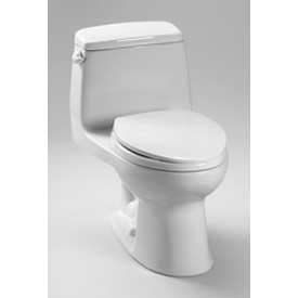 TOTO® MS854114E-01 Eco UltraMax® Elongated 1 Piece Toilet Cotton White MS854114E-01