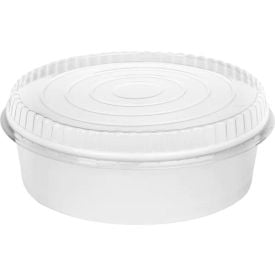 Karat® Plastic Lids Fits 32 48 oz. Paper Buckets Clear Plastic 270/Carton FP-PSBL203-OPS