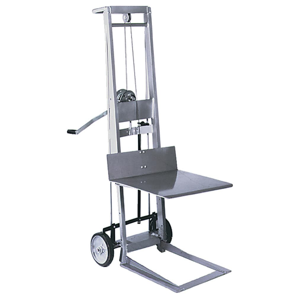 Manually Operated Lifts, Lift Type: Manual Winch , Type: Pedalift , Load Capacity: 400lb , Load Capacity (Lb. - 3 Decimals): 400.000 , Invertible Forks: No  MPN:260026