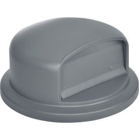 GoVets™ Plastic Trash Can Dome Lid - 32 Gallon Gray 433GY641