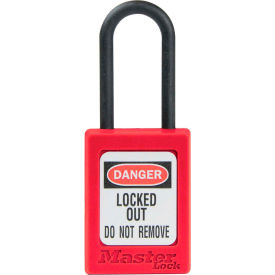 Master Lock® Thermoplastic Dialectric Zenex™ S32RED Safety Padlock 1-3/8