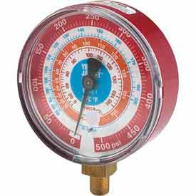 Red Pressure Gauge R-134A R-404A R-407C 3-1/8