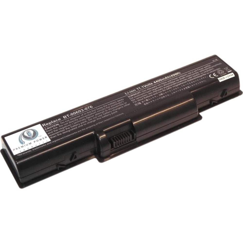 eReplacements Premium Power Products BT-00603-076 - Notebook battery - lithium ion - 6-cell - 4400 mAh - for Acer Aspire 57XX, 7715; eMachines E625, E627, E630, G430, G725; Gateway NVNV59, NVNV59C42 MPN:BT-00603-076-ER