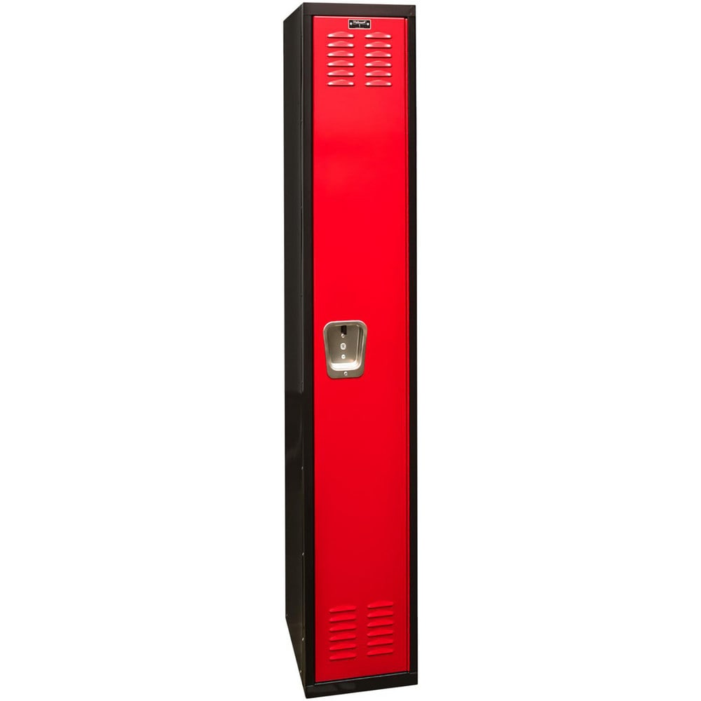 Lockers, Locker Style: Horizontal , Locker Configuration: 1-Wide , Assembled: Yes , Shelf Capacity: 20 , Handle Type: Recessed  MPN:U1282-1A-MR