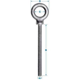 Ken Forging K2021-4-SS - 304 Stainless Eyebolt - Shoulder Pattern - 1/4-20 - 4