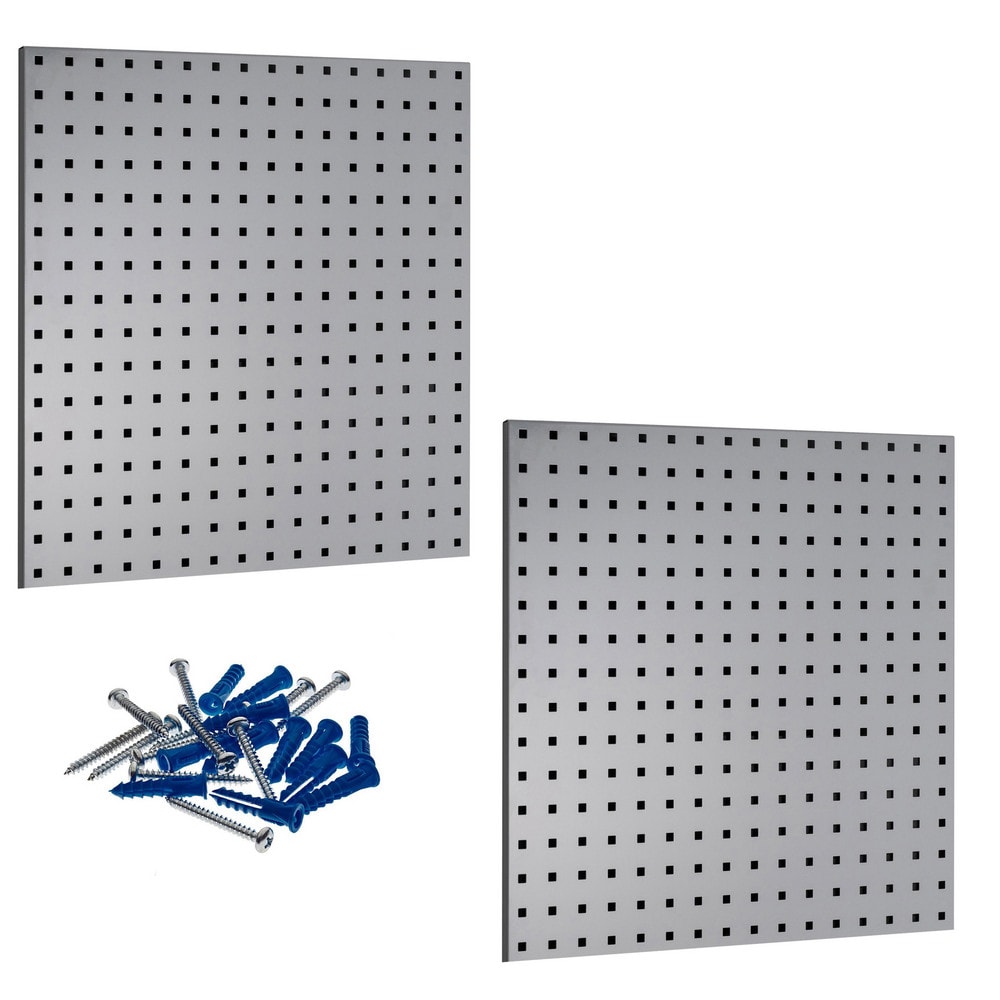 Peg Boards, Board Type: Pegboard Storage Board , Width (Inch): 24in , Mount Type: Wall , Height (Inch): 24 , Number of Panels: 2  MPN:LB1-G