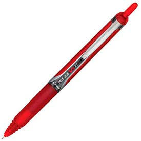 Pilot® Precise V5RT Retractable Roller Ball Pen Red Ink .5mm Dozen 26064