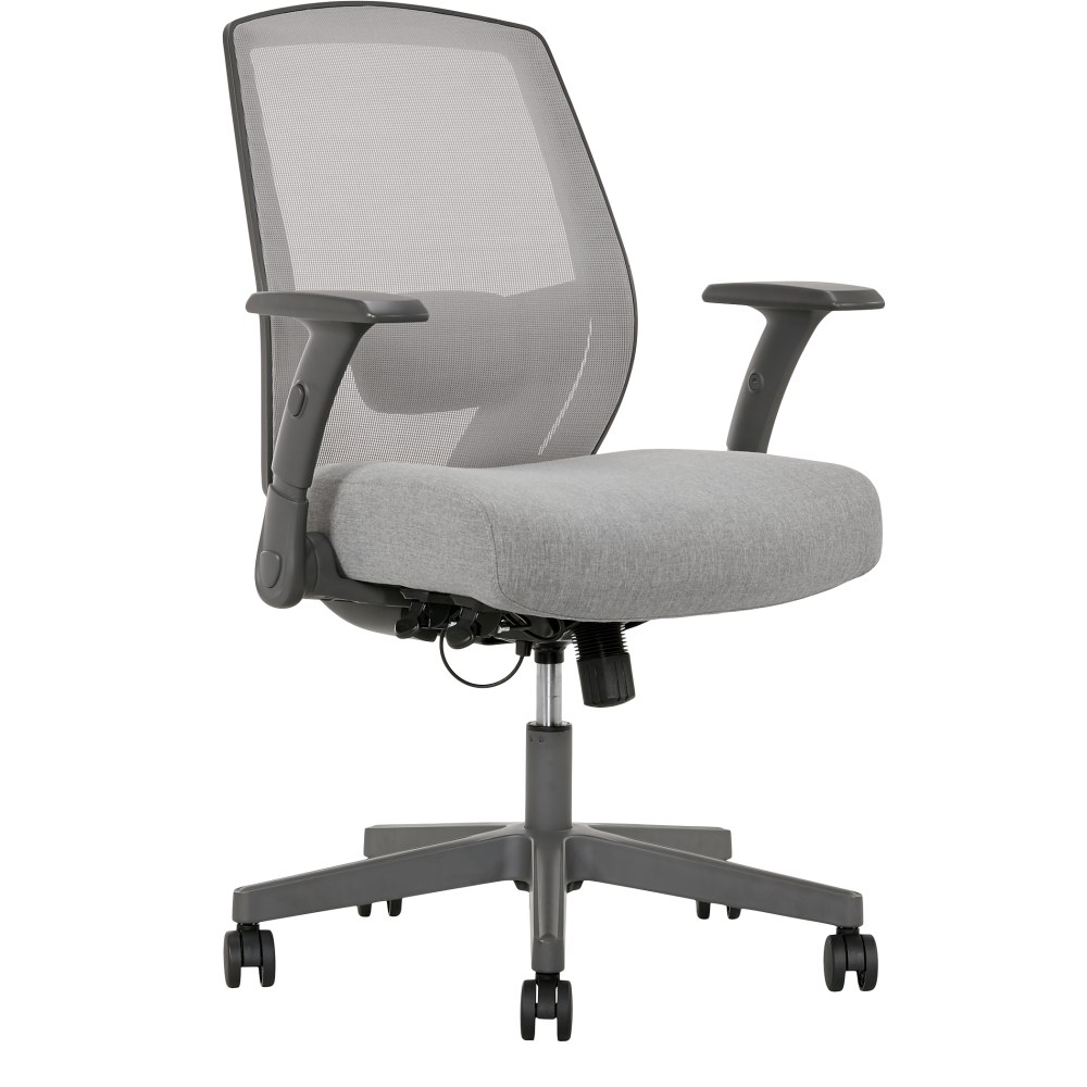 Serta SitTrue Rayne Ergonomic Mesh/Fabric Mid-Back Task Office Chair, Gray MPN:51878-CN