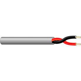 Convergent Connectivity Technology 105GY1S 18AWG 2C Stranded Control Cable CMR 1.000 Ft. Spool Gray 105GY1S