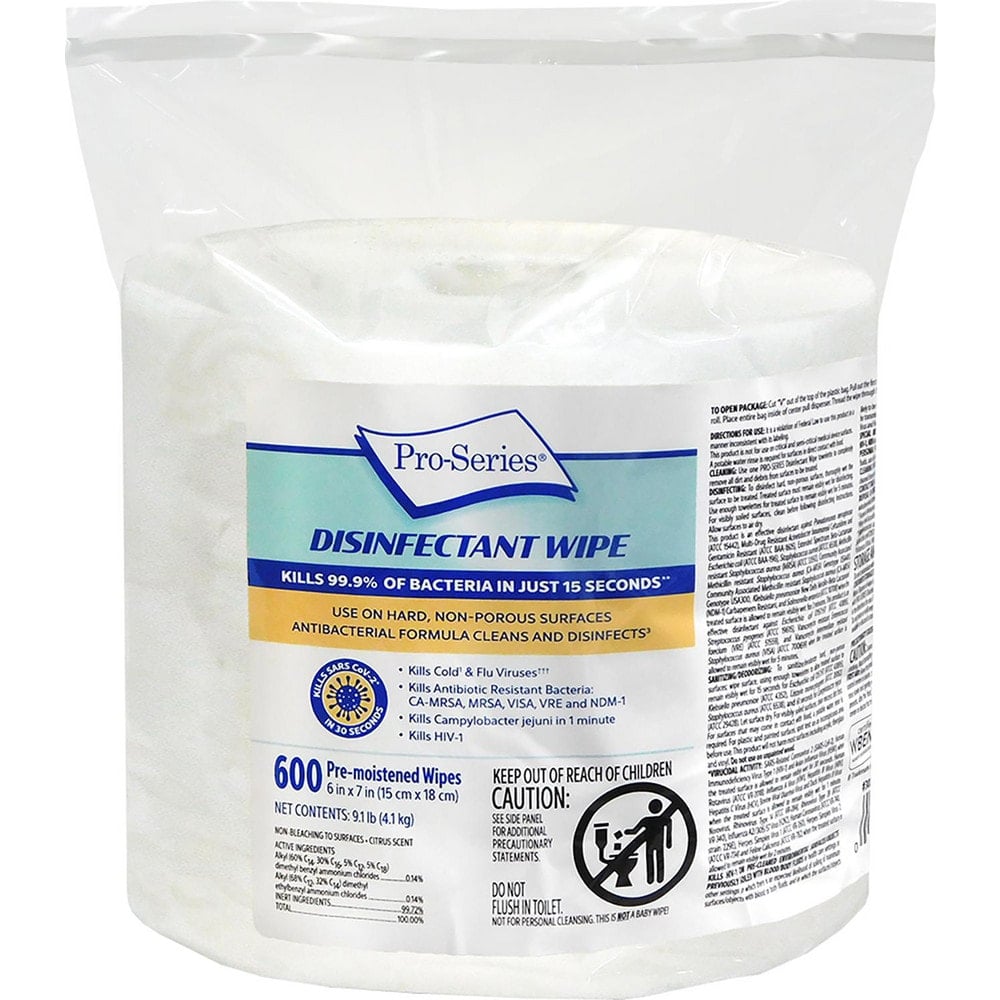 Wipes, Wipe Type: Disinfecting , Wipe Form: Pre-Moistened , Scent: Lemon , Container Type: Case, Bag , Material: Synthetic  MPN:30201