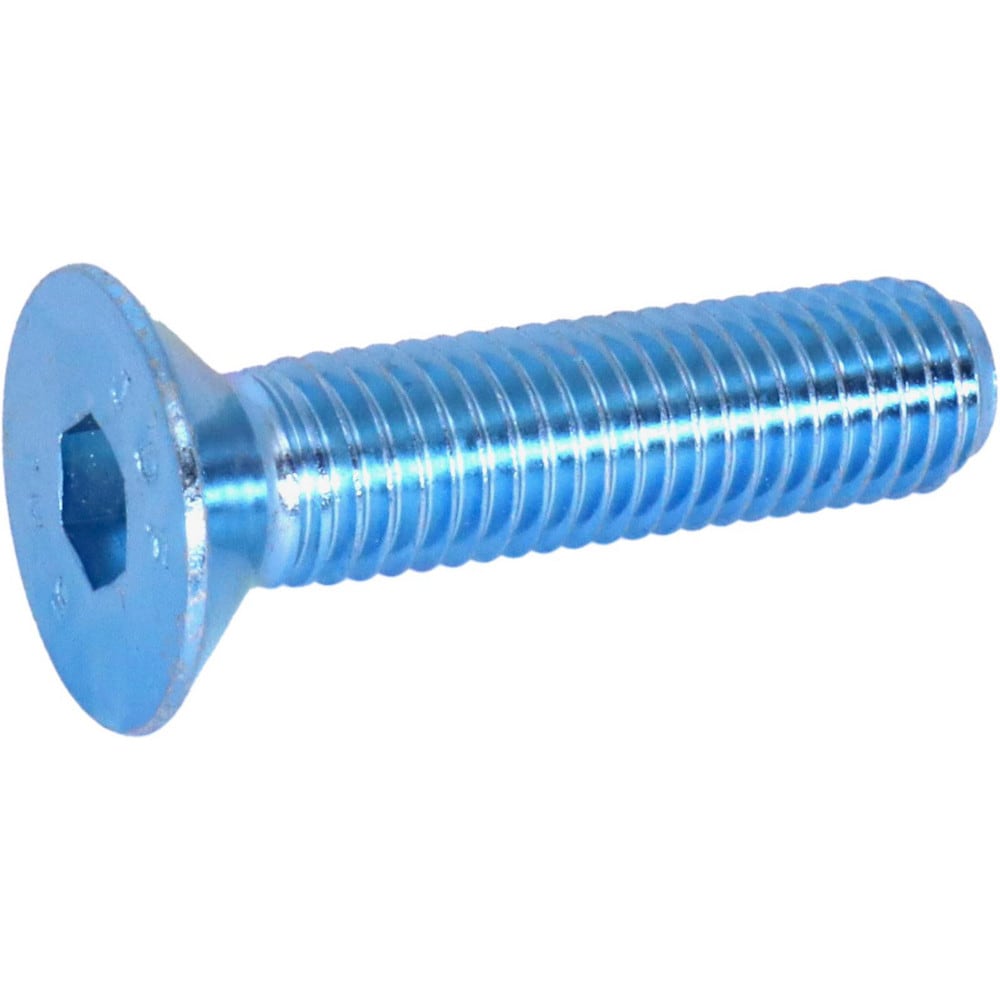 Flat Socket Cap Screws, System of Measurement: Metric , Head Type: Flat , Drive Type: Hex Socket , Drive Size (mm): 2.50 , Thread Size (mm): M4.5x0.7  MPN:MKFC04C012MBPKG