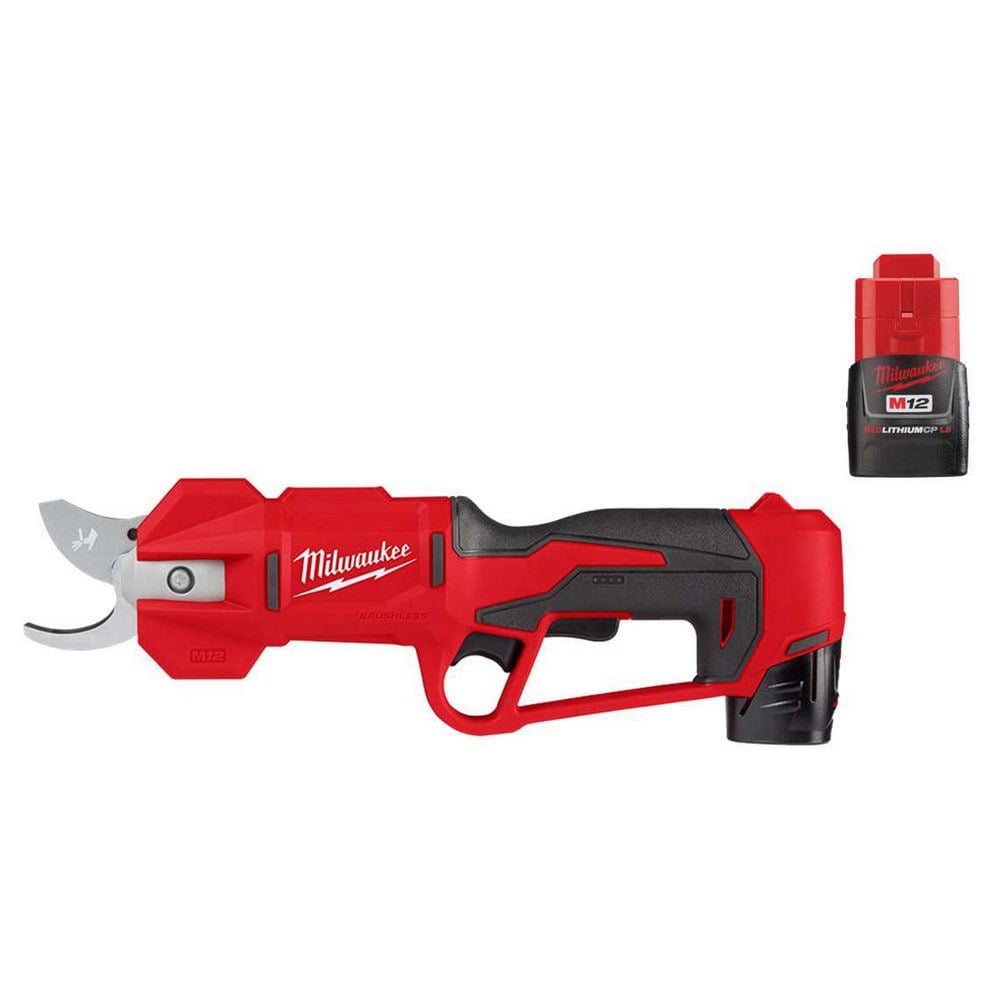 Handheld Power Shears, Handle Type: Inline , Cutting Capacity: 1.25in , Voltage: 12.00 , Minimum Cut Radius: 1.25in , For Cutting: Branches  MPN:0752132/9356504