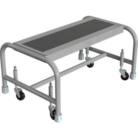 1 Step Mobile Steel Step Stand w/ Solid Anti-Slip Top Step & 24