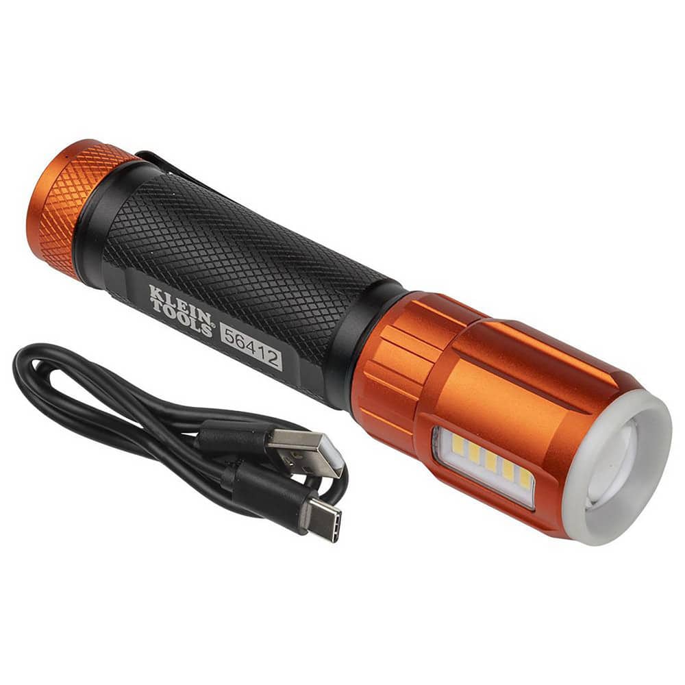 Flashlights, Bulb Type: LED , Material: Anodized Aluminum , Run Time: 30 , Lumens: 500 , Number Of Light Modes: 5  MPN:56412