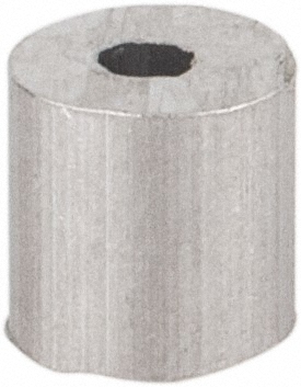 Wire Rope Round Stop Compression Sleeve: 1/16