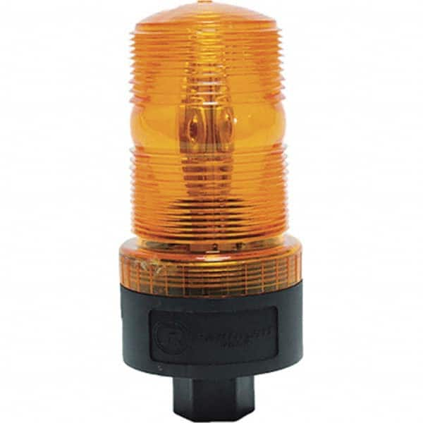 Double, Quad, Revolving & Single Light: Amber, Pipe Mount, 120VAC MPN:M490-LED A