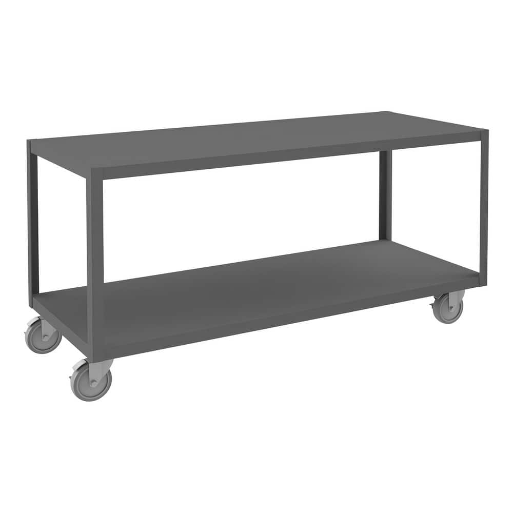 Mobile Work Benches, Type: High Deck Portable Table , Bench Type: High Deck Portable Table , Depth (Inch): 60-1/4 , Load Capacity (Lb. - 3 Decimals): 1200.000  MPN:HMT-2460-2-4SWB