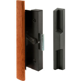 Prime-Line® Sliding Door Handle Set Wood Handle Black Aluminum/Diecast C 1126 C 1126